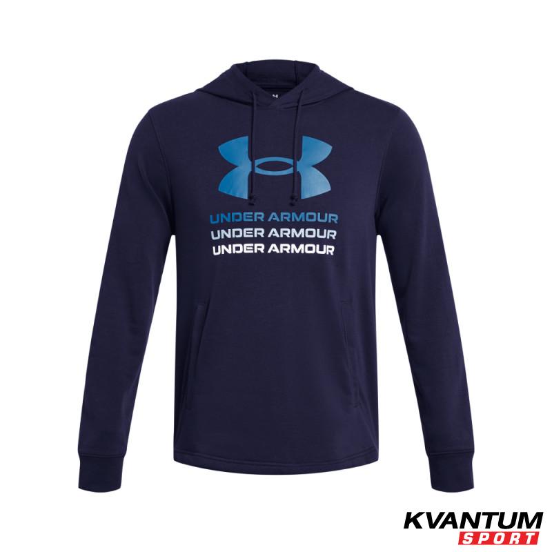 UA RIVAL TERRY GRAPHIC HOOD