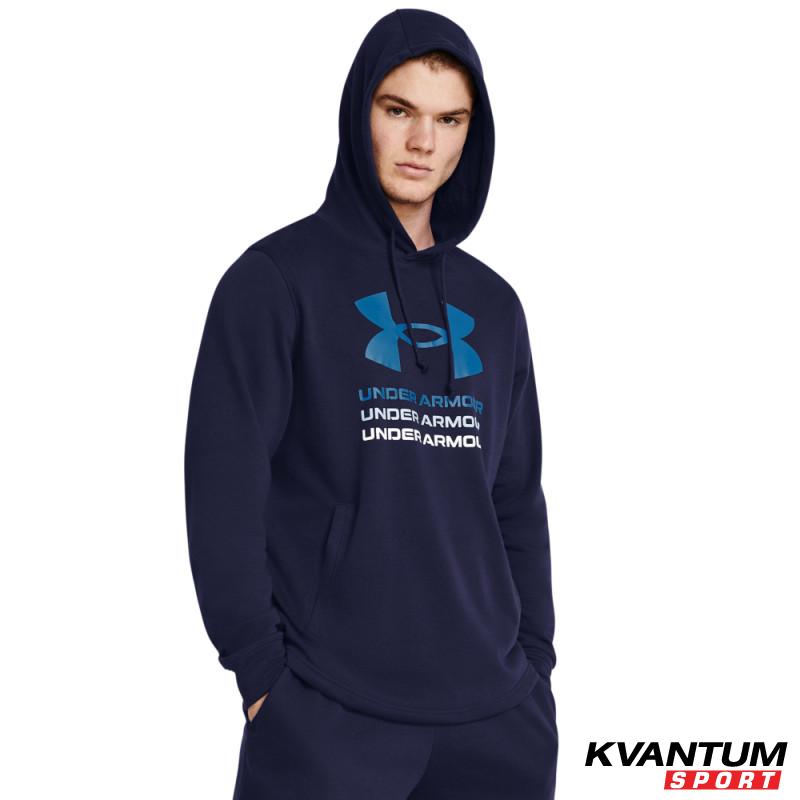 UA RIVAL TERRY GRAPHIC HOOD
