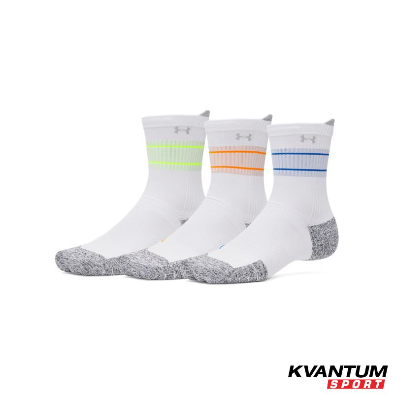 UA AD RUN CUSHION 3PK CREW
