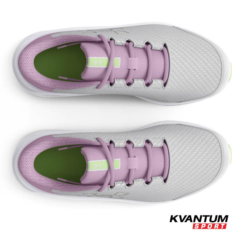 Girls' Grade School UA Charged Pursuit 3 Big Logo Running Shoes